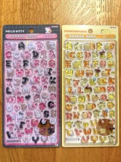 サンリオ文字　ボンボンドロップシール ポムポムプリン　ピンクキティのサムネイル