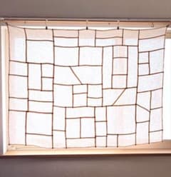 手縫い ポジャギ ベルギーリネン ベビーピンク105×78cm - メルカリ