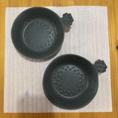 よしざわ窯　クロス皿　２枚セットのサムネイル