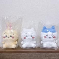 치이카와 SHIMASHIMA 봉제인형 치이카와 하치와레 토끼 3점 세트
