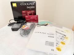 箱・付属品完備】Nikon COOLPIX S6200 レッド デジカメ - メルカリ