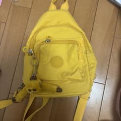 小型リュック 黄色 フロントポケット付きのサムネイル