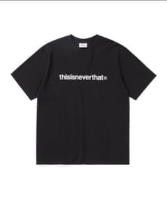 Thisisneverthat ロゴTシャツ 黒 Mのサムネイル