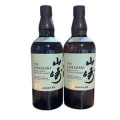 山崎 シングルモルトウイスキー 700ml 2本セット 【箱無し】 - メルカリ