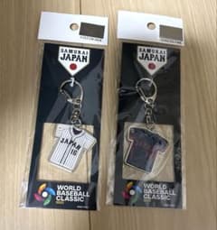 2023 WBC 選手ユニフォーム型キーホルダー 大谷 ホーム ビジター