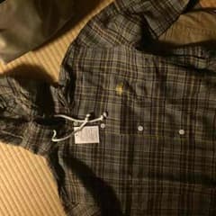 stussyフード付きシャツ新品未使用タグ付きのサムネイル