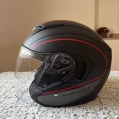 OGK Kabuto ジェットヘルメット マットブラック レッドライン OGK Kabuto Exceedジェットヘルメットマットブラックレッドライン