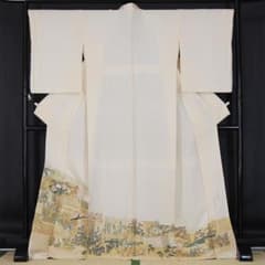 壽光織 琳派交響 LLサイズ 170cm 白生成 正絹色留袖 b202 - メルカリ