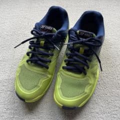 YONEX テニスシューズ ライムグリーン/ネイビー　オムニクレー用25.５cmのサムネイル
