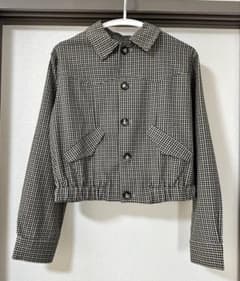 MOUSSY チェック柄 クロップドジャケットのサムネイル