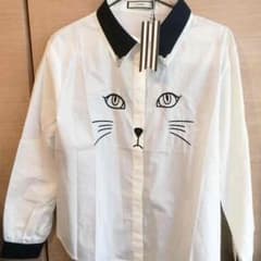 ジュエティ 猫 シャツ 新品タグ付きのサムネイル
