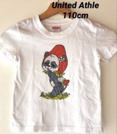 United Athle パンダ いちご プリントTシャツ 110cm レトロ柄のサムネイル