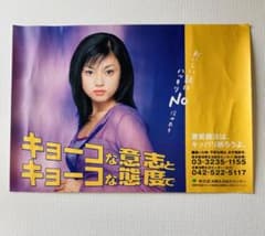深田恭子デビュー当時／16歳のポスター❣️「東京都消費生活センター