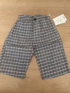 キッズ ハーフパンツ チェック柄 120のサムネイル