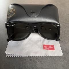 Ray-Ban WAYFARER サングラス ブラック ケース付き - メルカリ