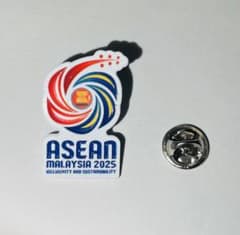 希少 万博 ASEAN ピンバッジ 非売品レア！】大阪万博マレーシアパビリオン ASEANイベント限定