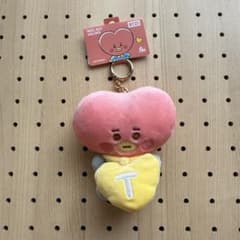 BT21 TATA Plush Toy Reel Keychain