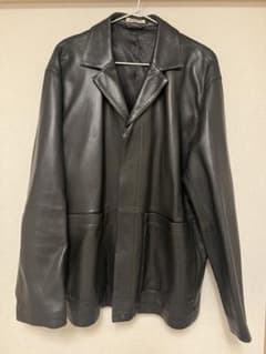 AURALEE レザージャケット 5ブラック ゴートスキン 本革 - メルカリ