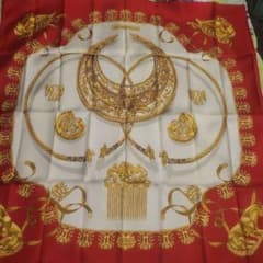 タグ付き レア エルメス スカーフ カレ90 シルク 黄金の騎士 - メルカリ