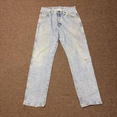 Wrangler メンズ ライトブルー デニムパンツのサムネイル