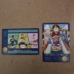 希少 ワンピース ビジュアルアドベンチャー麦わら航海記 カード 2枚セットのサムネイル