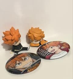 ハイキュー!! 日向翔陽 おねむたん 肩ズン ビスケット缶バッチのサムネイル