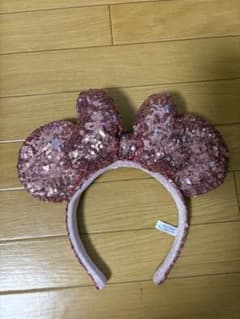 ディズニー カチューシャ ピンク スパンコールのサムネイル