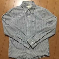 アバクロ ストライプ ボタンダウンシャツのサムネイル