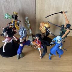 フィギュア 8体 まとめ売り ワンピース 鬼滅の刃 ドラゴンボール など