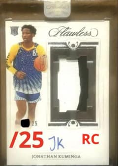 25 Jonathan Kuminga RC patch AUTO NBA - メルカリ
