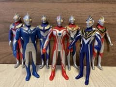 【旧サイズ】7体セット ウルトラマン ソフビ ティガ ダイナ他 まとめ売りのサムネイル