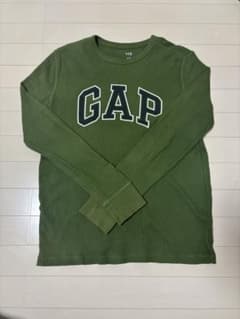 GAP オリーブグリーン ロングスリーブセーター
