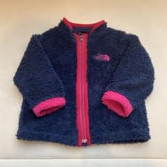 THE NORTH FACE フリースジャケット 80 ネイビー/ピンクのサムネイル