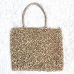 美品✨アンテプリマ スタンダード スクエア ラージ シルバーゴールド
