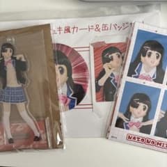 歌い手 クレノア しゃけみー 缶バッジ ブロマイド チェキ 謎ノ美兎 ブロマイド チェキ風カード＆缶バッジセット にじさんじ