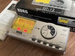 【美品】KORG GT-12 ギター/ベース チューナーのサムネイル