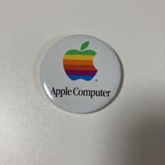 Apple Computer レインボーロゴ 缶バッジのサムネイル