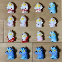 激レア】ウルトラマングラフィティ 指人形 16体セット ソフビ 円谷プロ