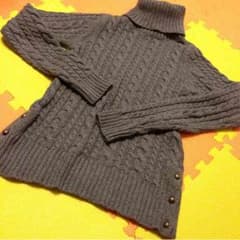 ZARA KNITのハイネックニット/Sのサムネイル