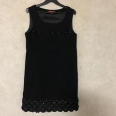 美品　黒　ワンピース　Sのサムネイル