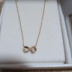 Wish Upon A Star 無限大ネックレスK18ダイヤモンドネックレス - メルカリ