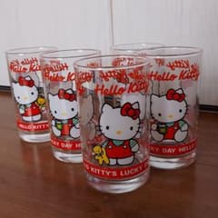 サンリオ☆　キティちゃんグラス　5Pセットのサムネイル