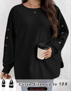 SHEIN プラスサイズ ブラック US22のサムネイル