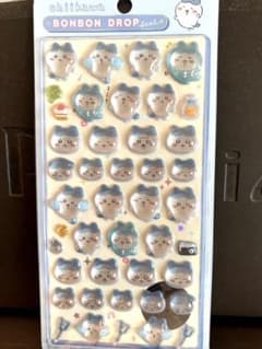 ちいかわ ハチワレ ボンボンドロップシールのサムネイル