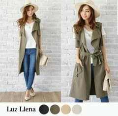 極美品♡ロングジレ♡おしゃれジレ♡ロングベスト♡のサムネイル