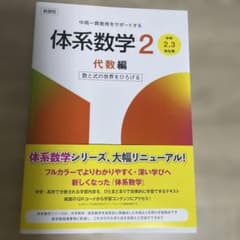 新課程 中高一貫教育をサポートする体系数学2 代数編のサムネイル