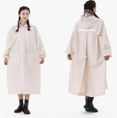 Bicycle Raincoat [2026 New Design with Double Transparent Rain Visor] Size M