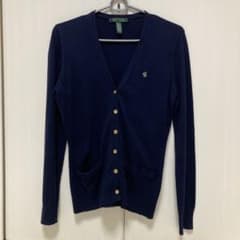 LAUREN RALPH LAUREN ネイビー カーディガン Sのサムネイル