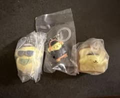 サンリオ ガチャ　ポムポムプリン めじるし　キーホルダー3種まとめ売りのサムネイル