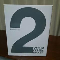 【 未使用品】Francfranc 2CUP COFFEE MAKERのサムネイル